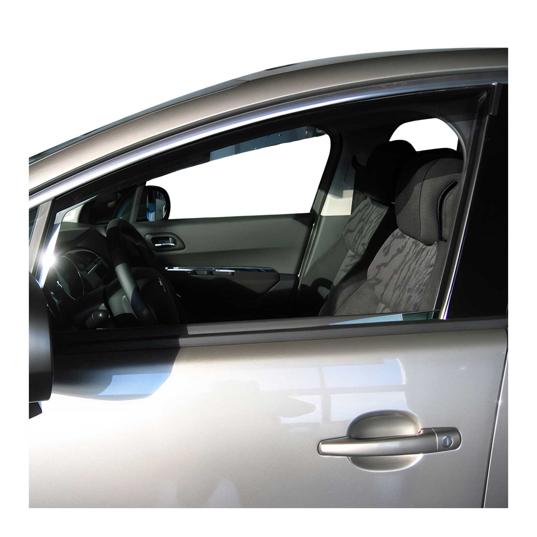 Windabweiser für Peugeot 5008 2009-2016 dunkel Regenabweiser 2 Tlg Vorne