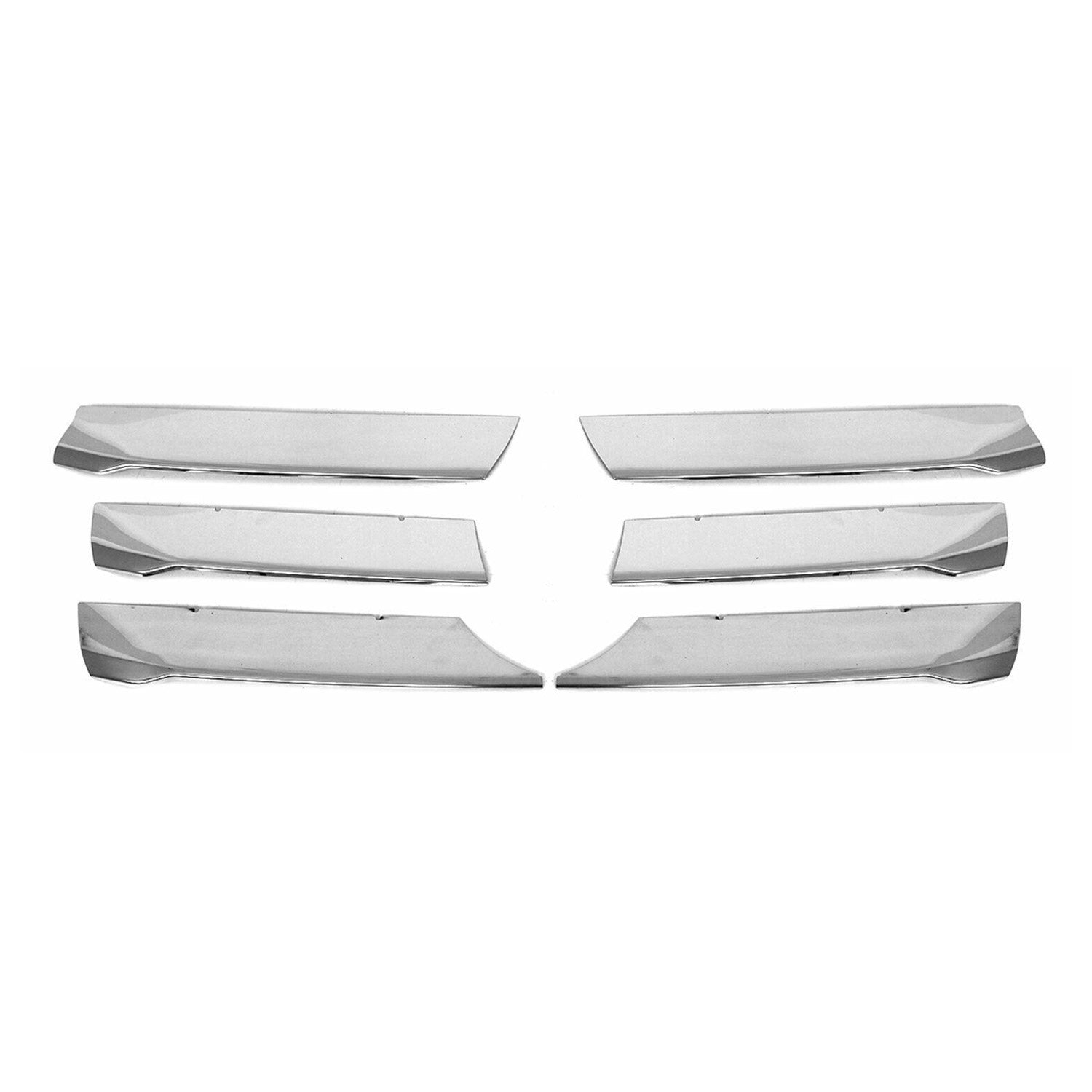 Kühlergrill Leiste Grillleisten für Mercedes Sprinter 2018-26 Edelstahl Chrom 6x