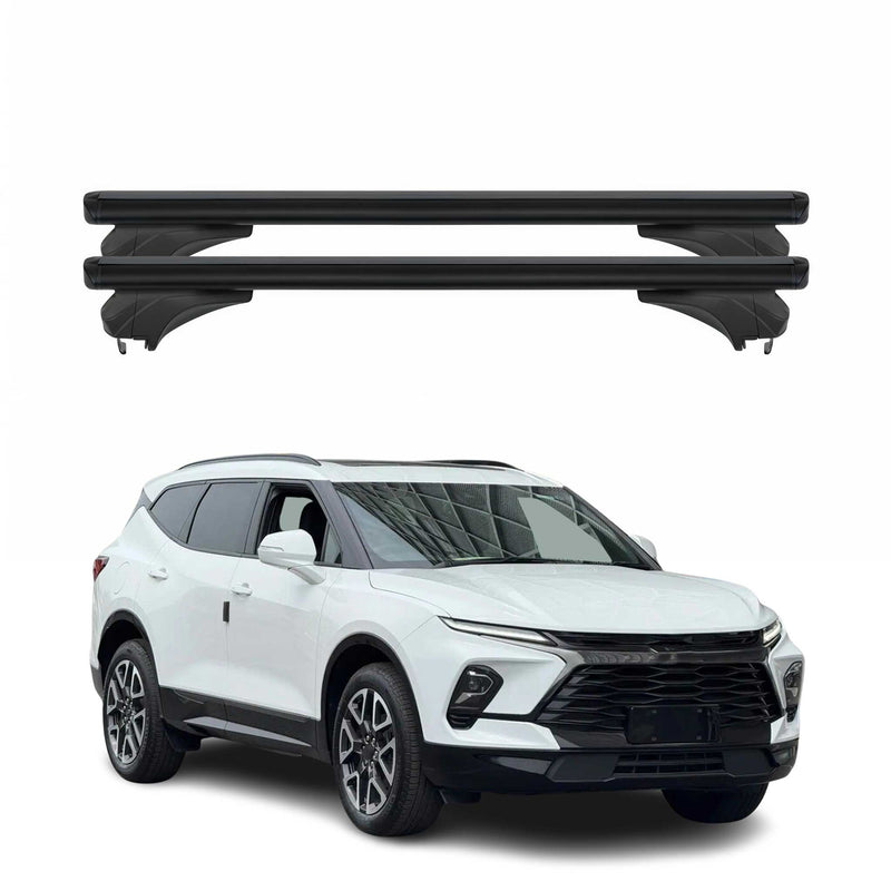 Menabo Dachträger Grundtäger für Chevrolet Blazer 2024-2025 Aluminium Schwarz 2x
