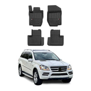 OMAC Gummi Fußmatten für Mercedes GL Klasse X164 2006-2012 Premium TPE 4x