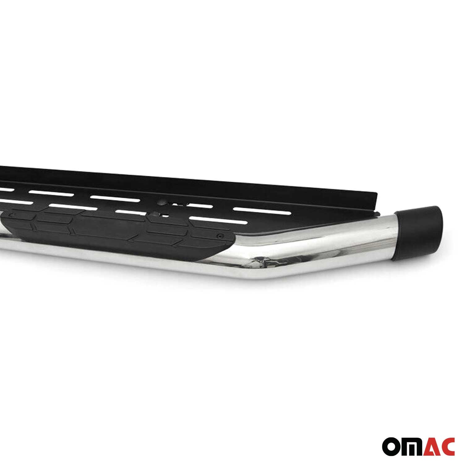 Edelstahl Trittbretter Schwellerrohre für Toyota Hilux DoubleCab 2006-15 Silber