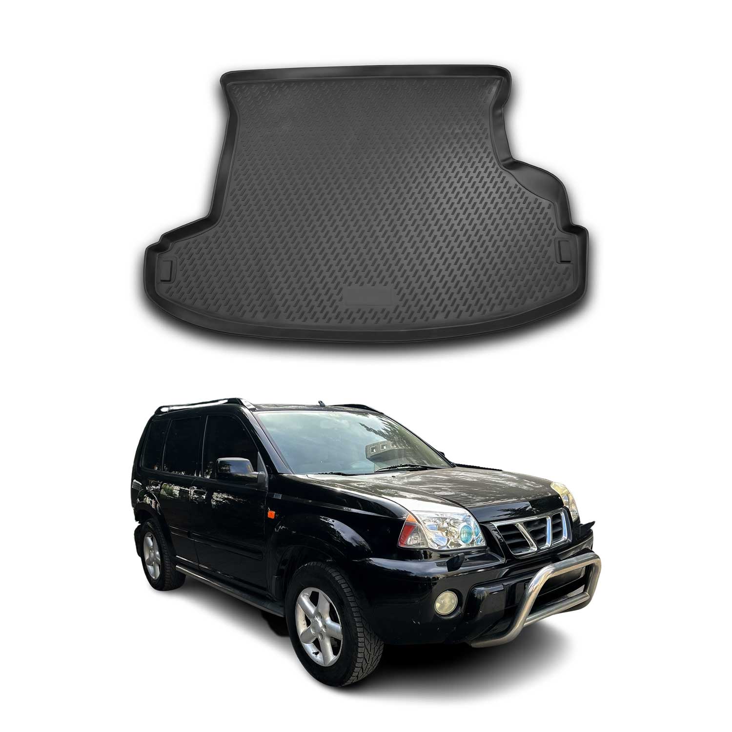 Kofferraummatte Kofferraumwanne für Nissan X-Trail T30 2001-2007 Gummi TPE