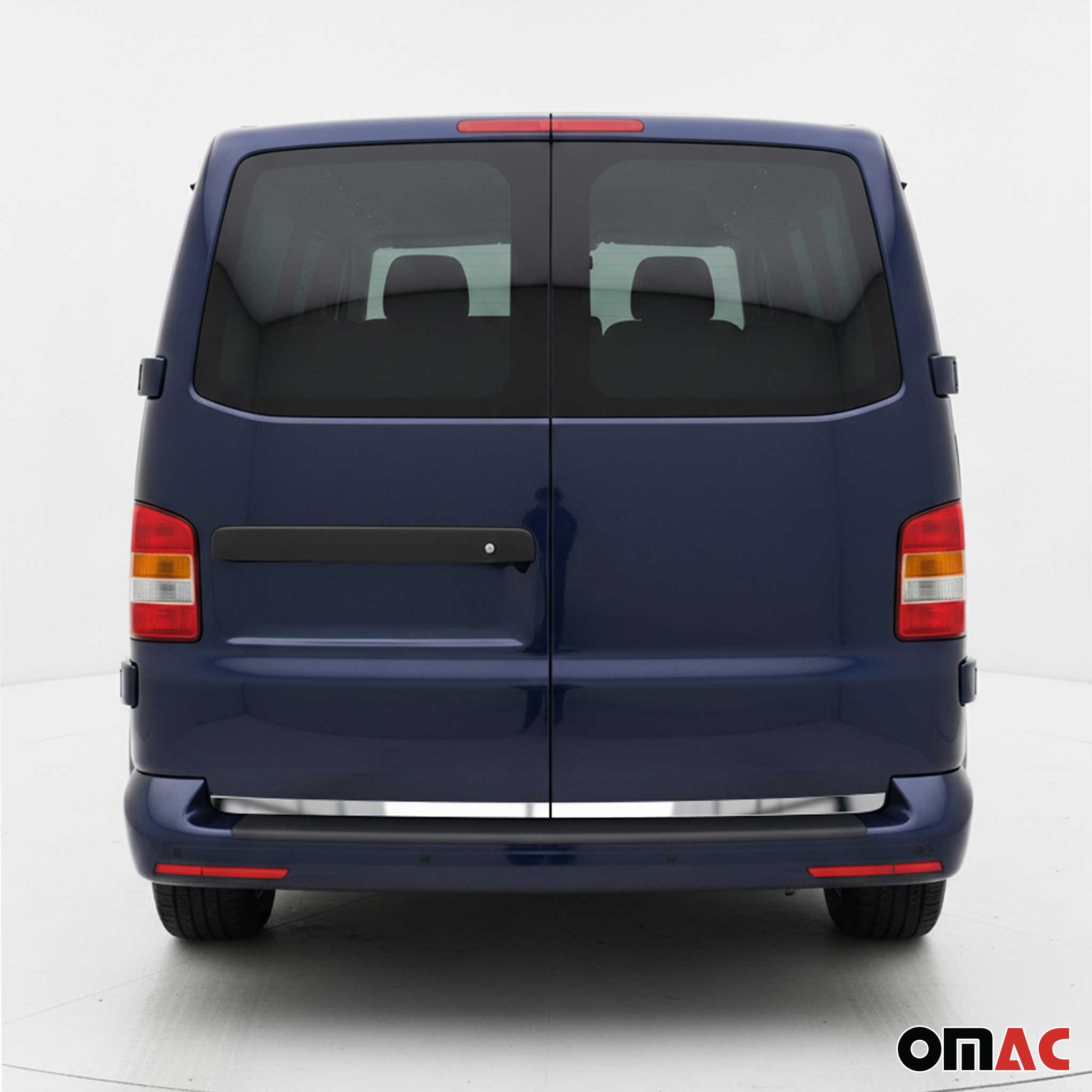 Kofferraumleiste Heckklappe Leiste für VW Transporter T5 Edelstahl Chrom 2tlg