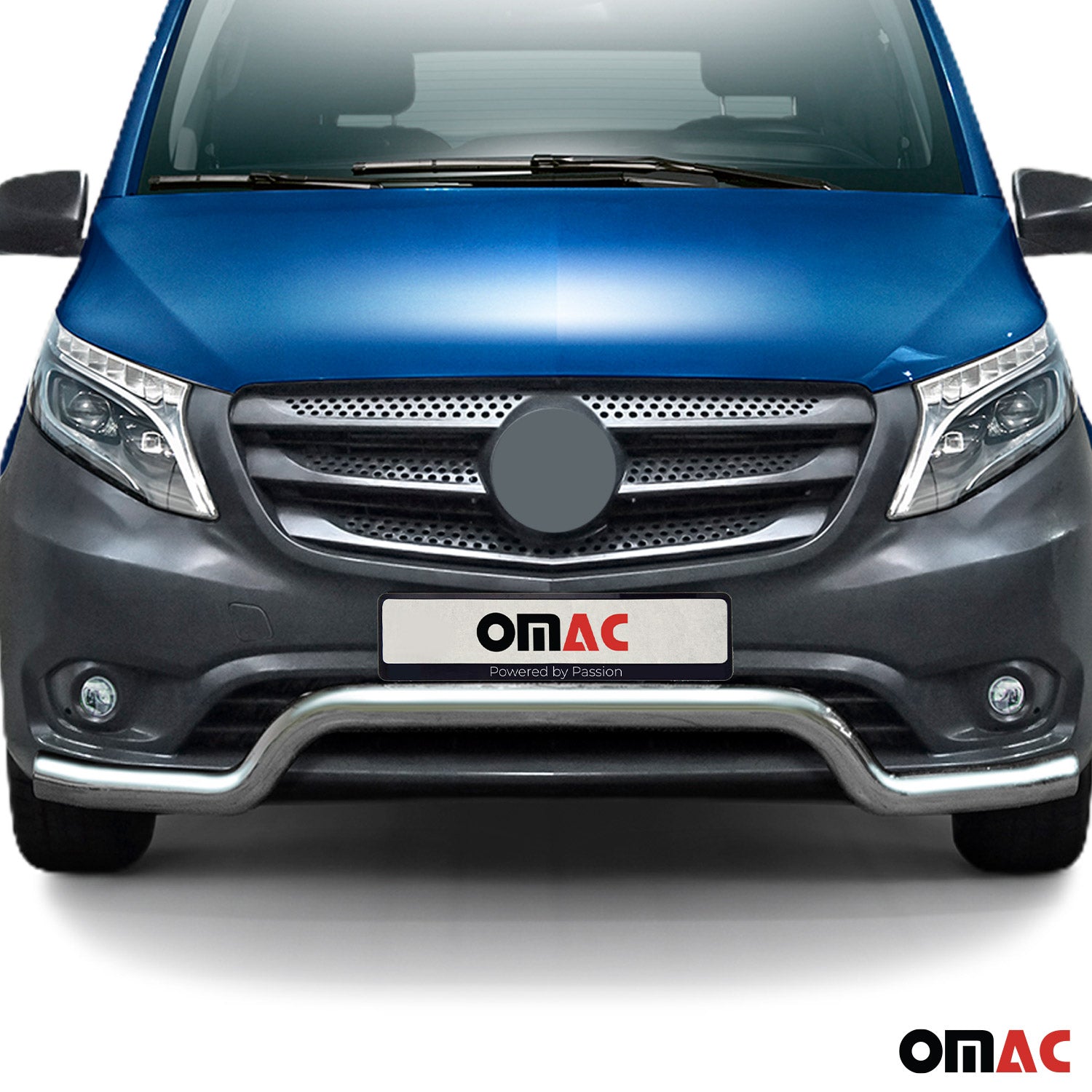 Frontbügel Frontschutzbügel für Mercedes Vito W447 2014-2026 Silber ABE Stahl