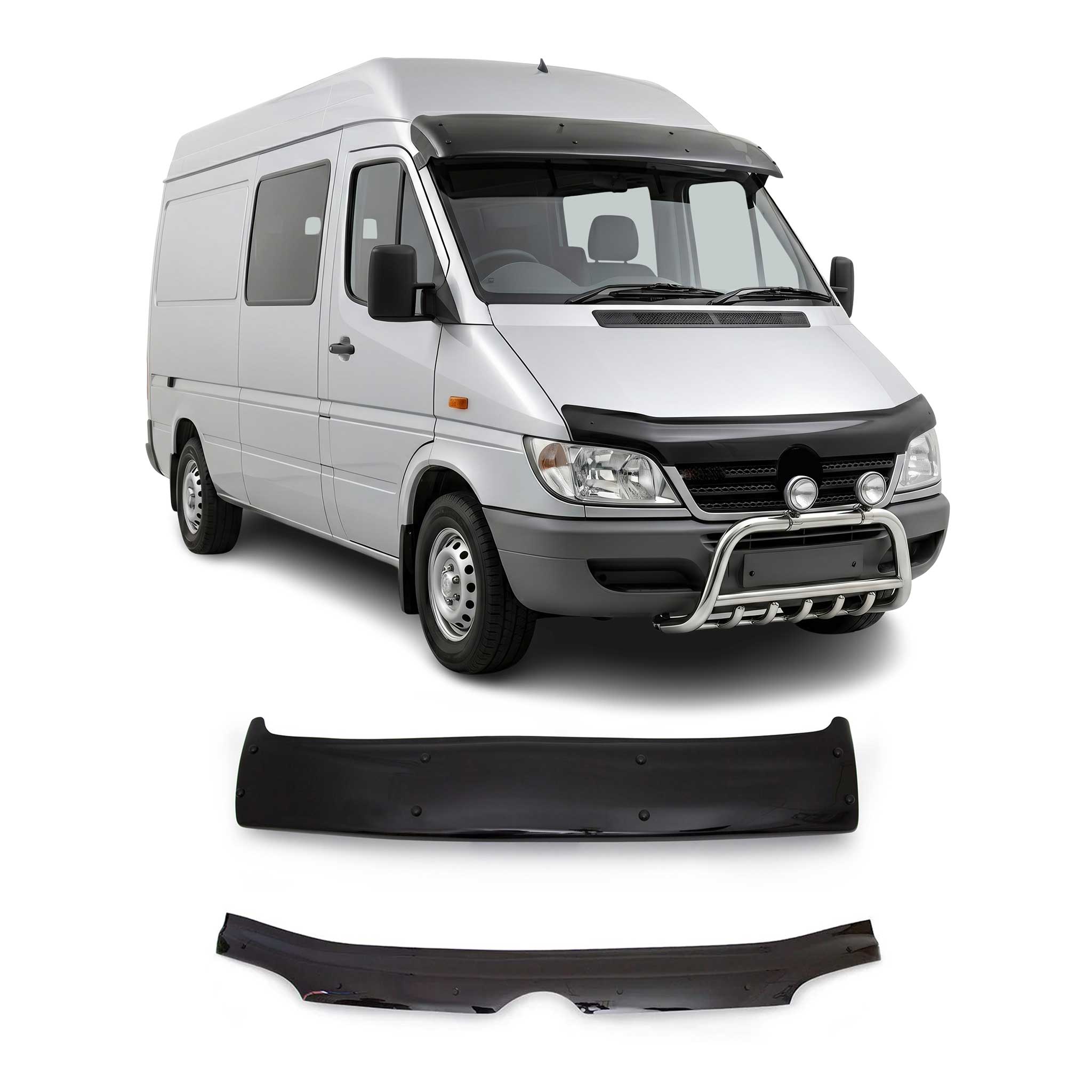 Sonnenblende Motorhaube Deflektor Set für Mercedes Sprinter W901 903 904 2tlg