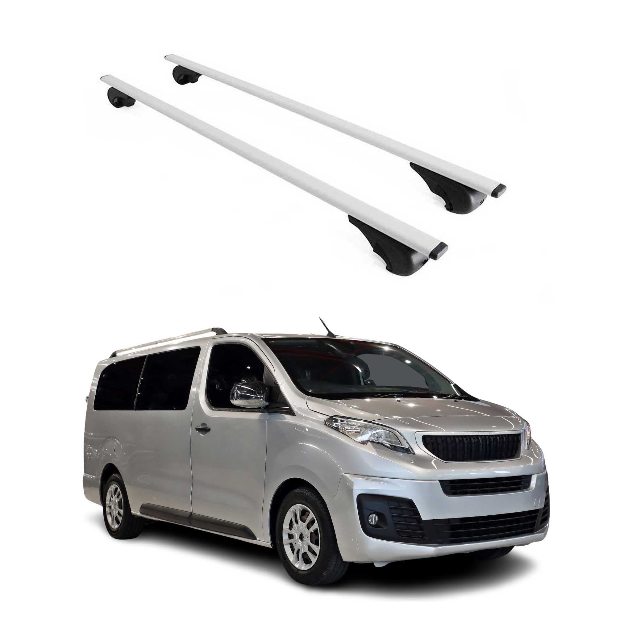 Dachträger Grundtäger für Peugeot Expert Traveller 2016-2026 75kg Metall Grau 2x