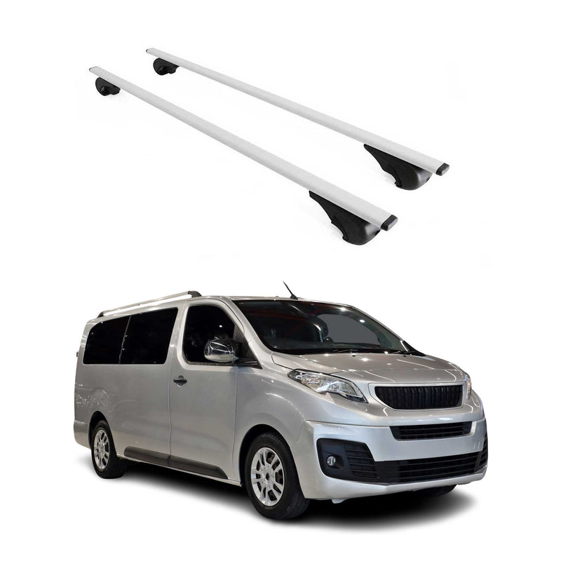 Dachträger Grundtäger für Peugeot Expert Traveller 2016-2025 75kg Metall Grau 2x