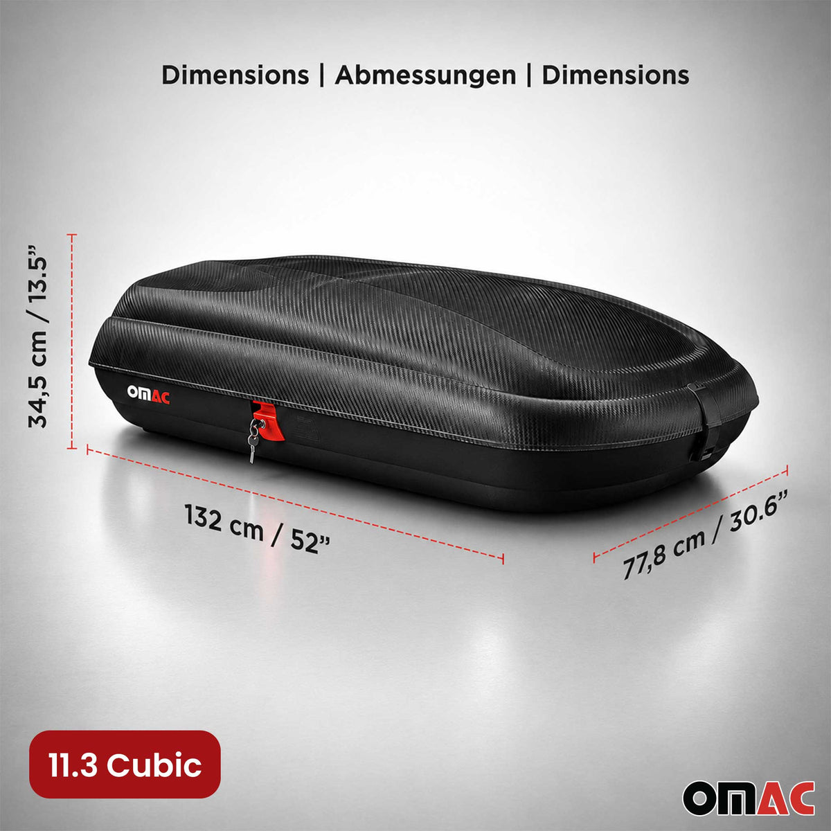 Carbonlook Dachbox 320L + Dachträger Seat Ateca 2016-2026 Silber Abschließbar