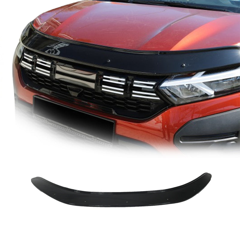 Motorhaube Deflektor Insektenschutz für Dacia Jogger 2022-2025 ABS Schwarz