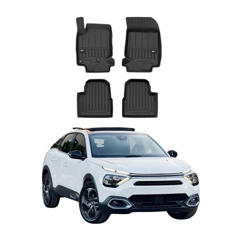 OMAC Gummi Fußmatten für Citroen C4 2020-2025 Premium TPE Automatten Schwarz 4x