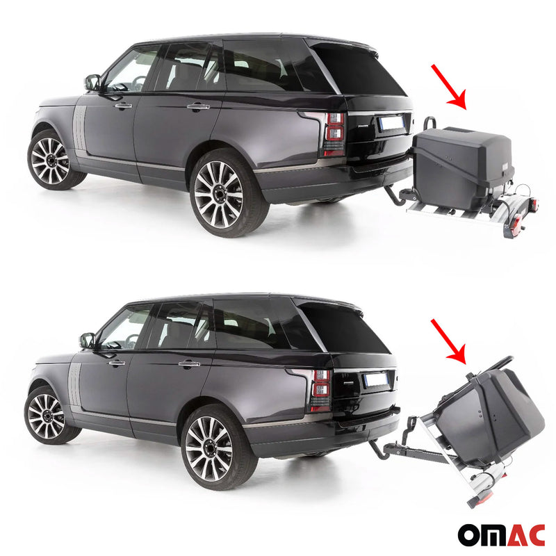 Menabo Heckträger Heckbox Transportbox Heckkoffer Auto Box Schwarz Mizar 300L