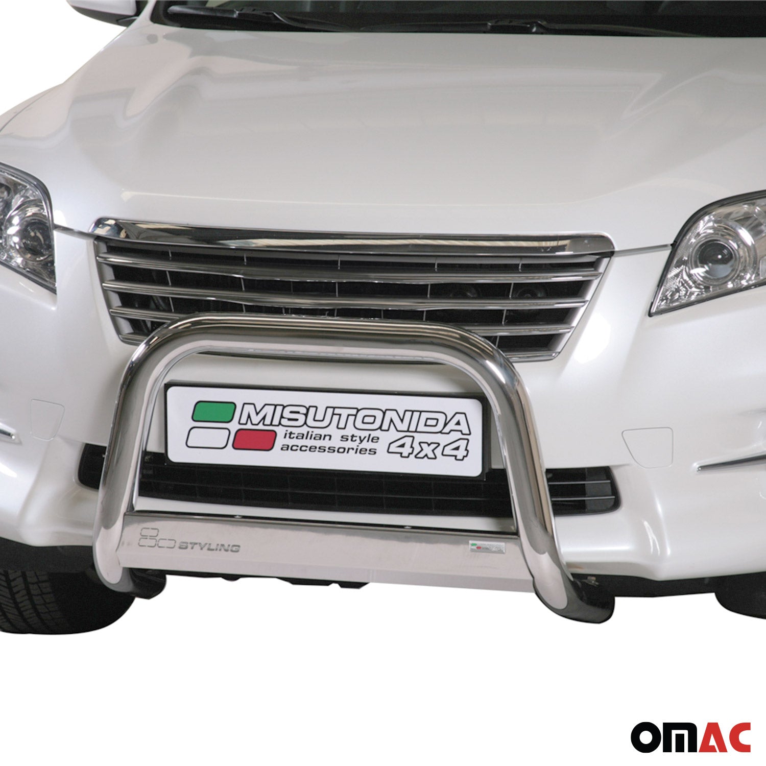 Frontbügel Frontschutzbügel für Toyota RAV4 XA30 2010-2012 ø63mm Stahl Silber