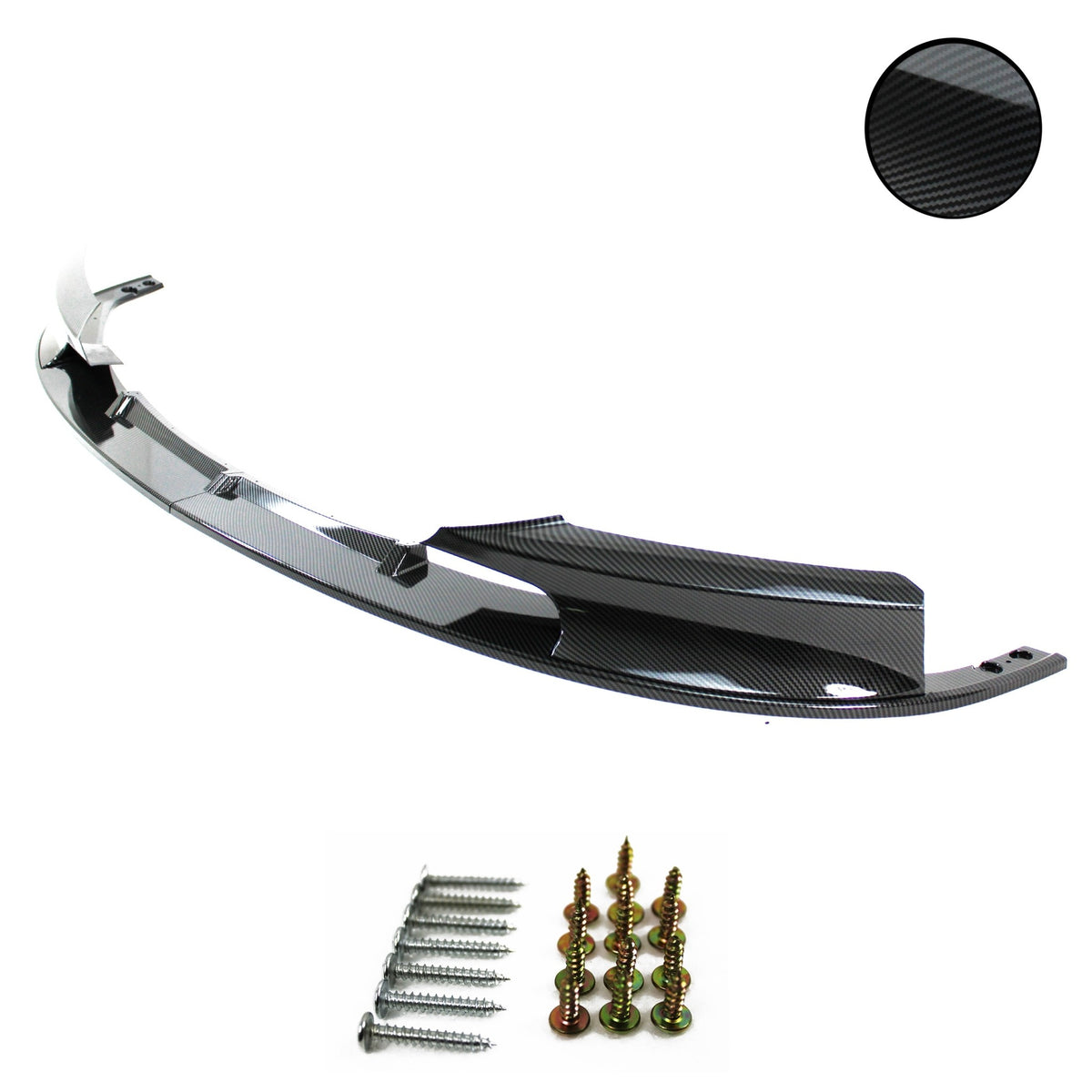 JOM Frontspoilerlippe für BMW 3er (F30/F31) 2011-2019 Carbon Optik Sport Look 2-teilig