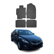 OMAC Gummi Fußmatten für Mazda 6 GH 2007-2012 Automatten Gummi Schwarz 4tlg