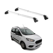 Dachträger für Ford Courier Tourneo 2013-2023 3-5 tür 100kg Alu Silber 2x ABE