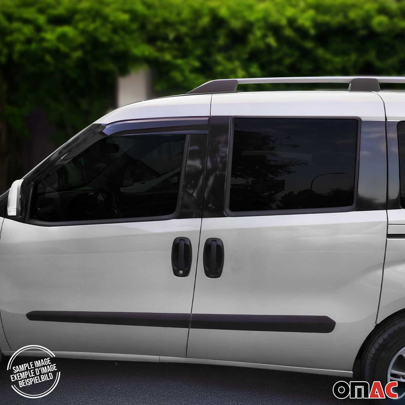 2x Windabweiser Regenabweiser für Ford Transit Connect 2002-2014 Acryl Dunkel
