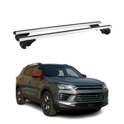 Dachträger Grundtäger für SsangYong Korando 2011-2019 75kg Alu Silber 2 tlg