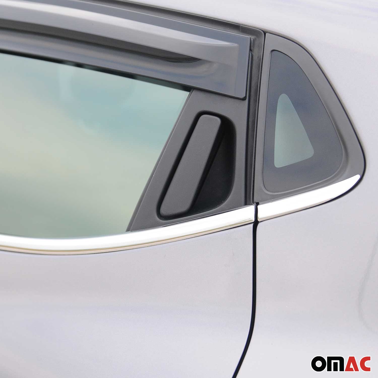Seitenleiste Fensterleisten Edelstahl Chrom Satz für Renault Clio HB 2012-2019