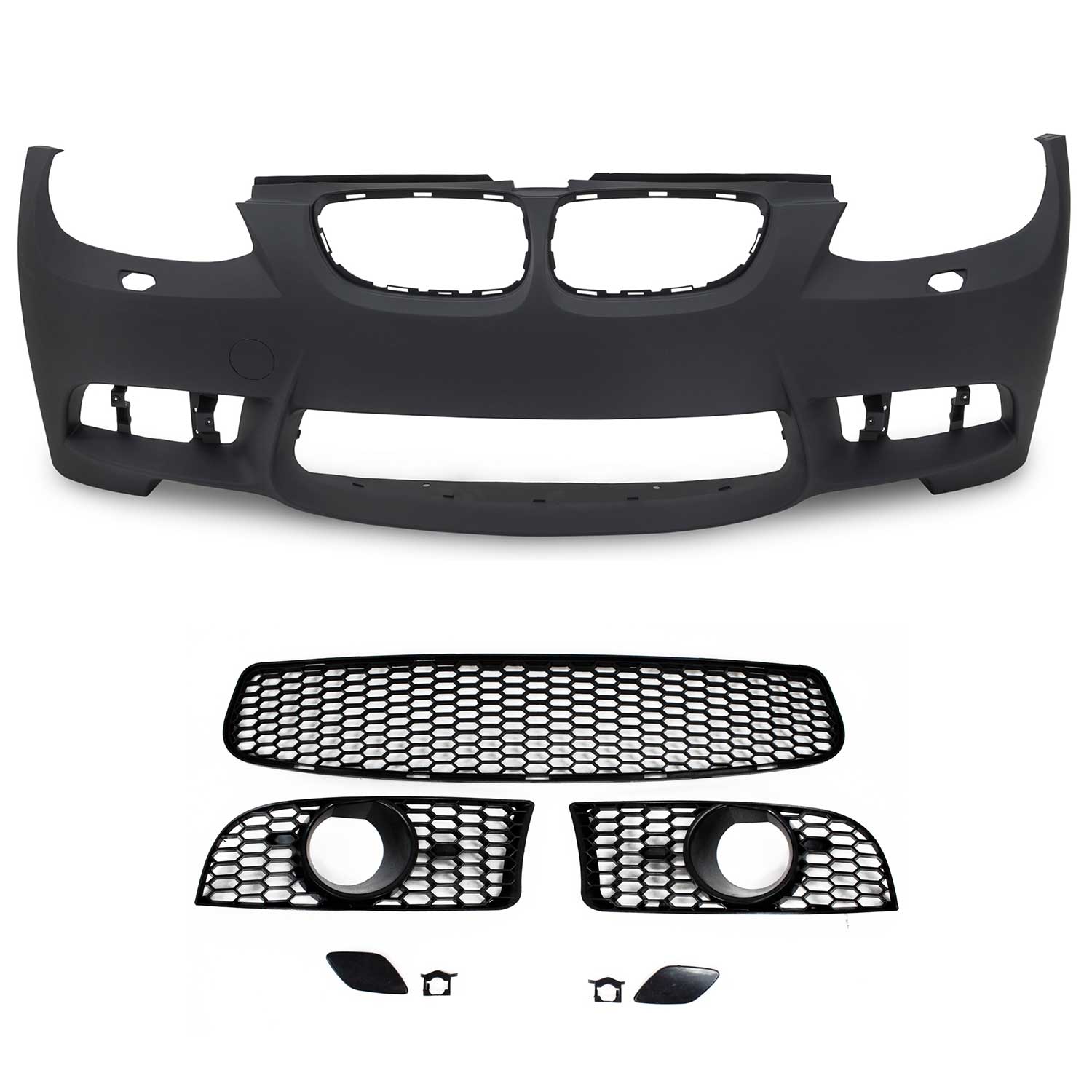 JOM Frontstoßstange für BMW E92 Coupe E93 Cabrio 2006-2010 SRA Schwarz