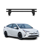 Menabo Dachträger für Toyota Prius mk4 2015-2018 Pre-FL 50kg Alu Schwarz 2x