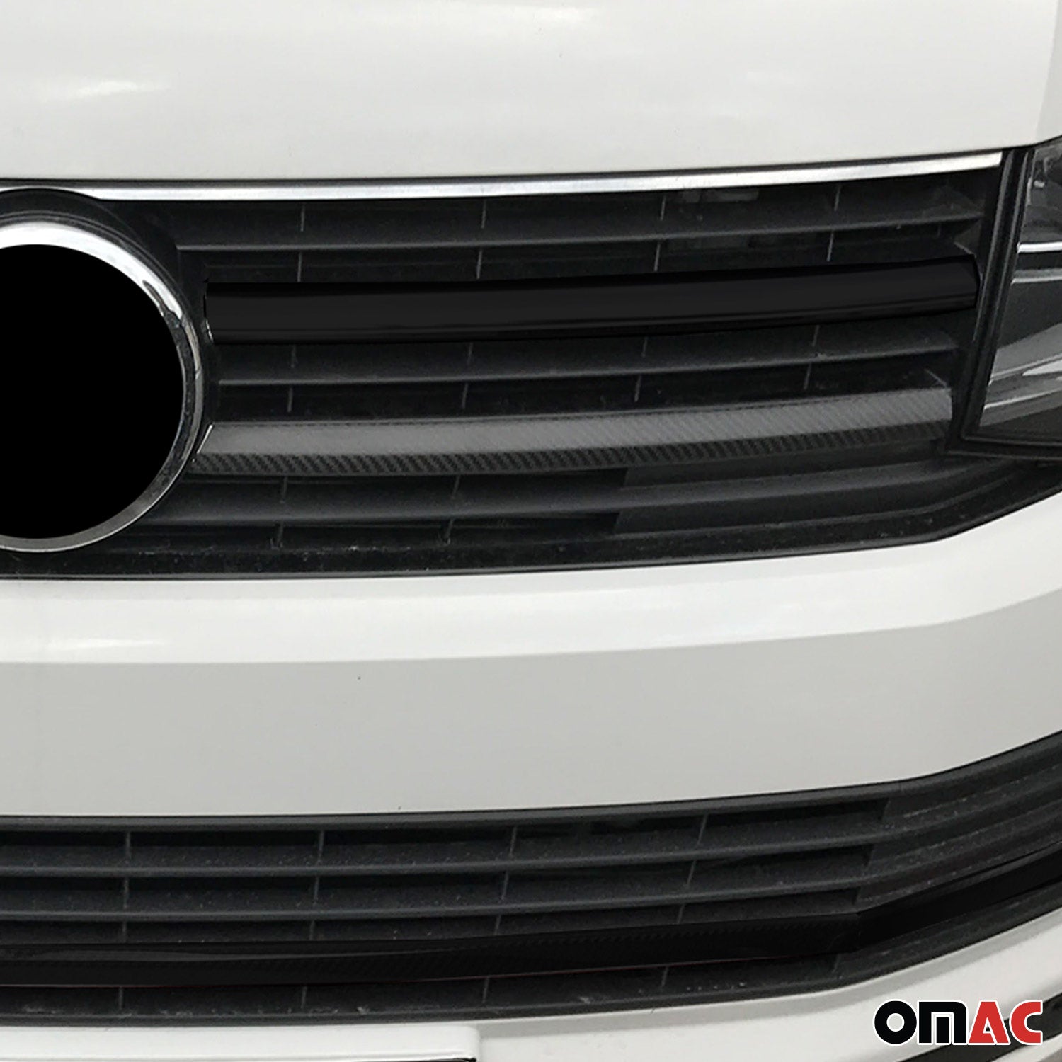 Kühlergrill Grillleisten für VW T6 Transporter 2015-2019 Highline Echt Carbon 2x