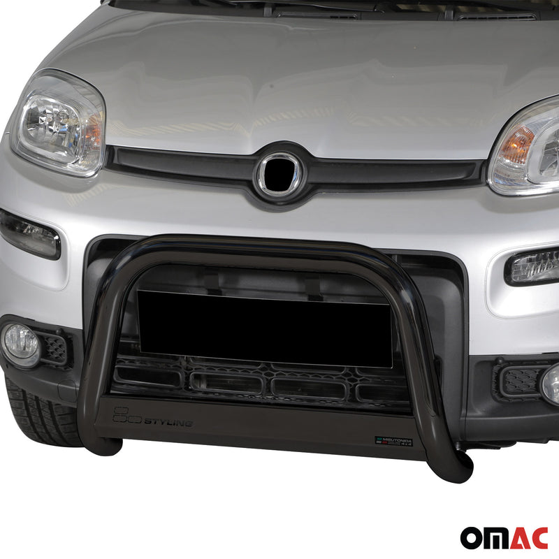 Frontbügel Frontschutzbügel für Fiat Panda 4 2012-2022 ø63mm Stahl Schwarz