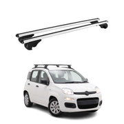 Dachträger Grundträger für Fiat Panda III 2012-2026 TÜV Aluminium Silber 2tlg