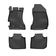 Fußmatten Gummimatten No.77 für Subaru WRX 2014-2021 TPE Gummi Schwarz 4 tlg