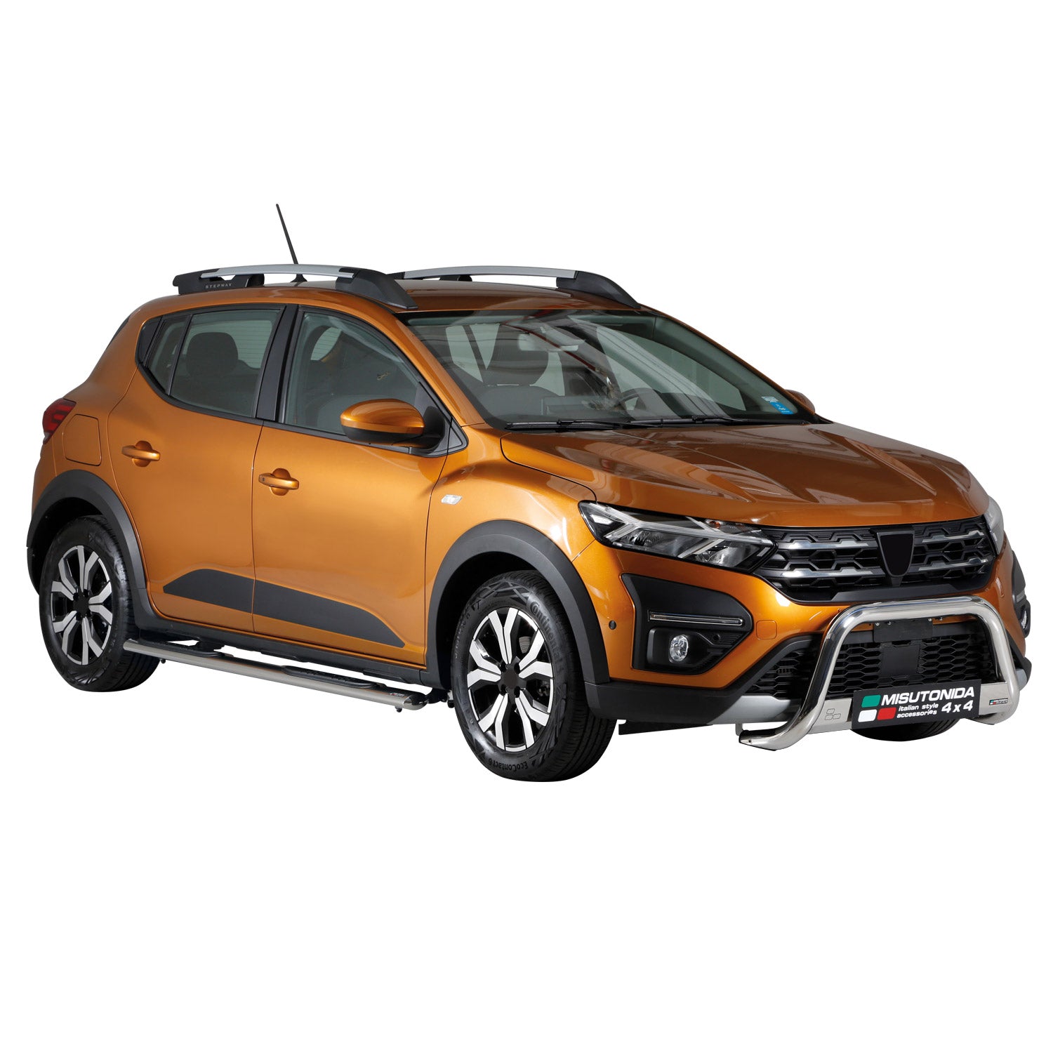 Frontbügel Frontschutzbügel für Dacia Sandero Stepway 2021-2026 ø63 Stahl Silber
