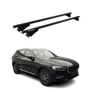 Menabo Dachträger Grundtäger für Volvo XC60 mk2 2018-2026 75kg Alu Schwarz 2tlg