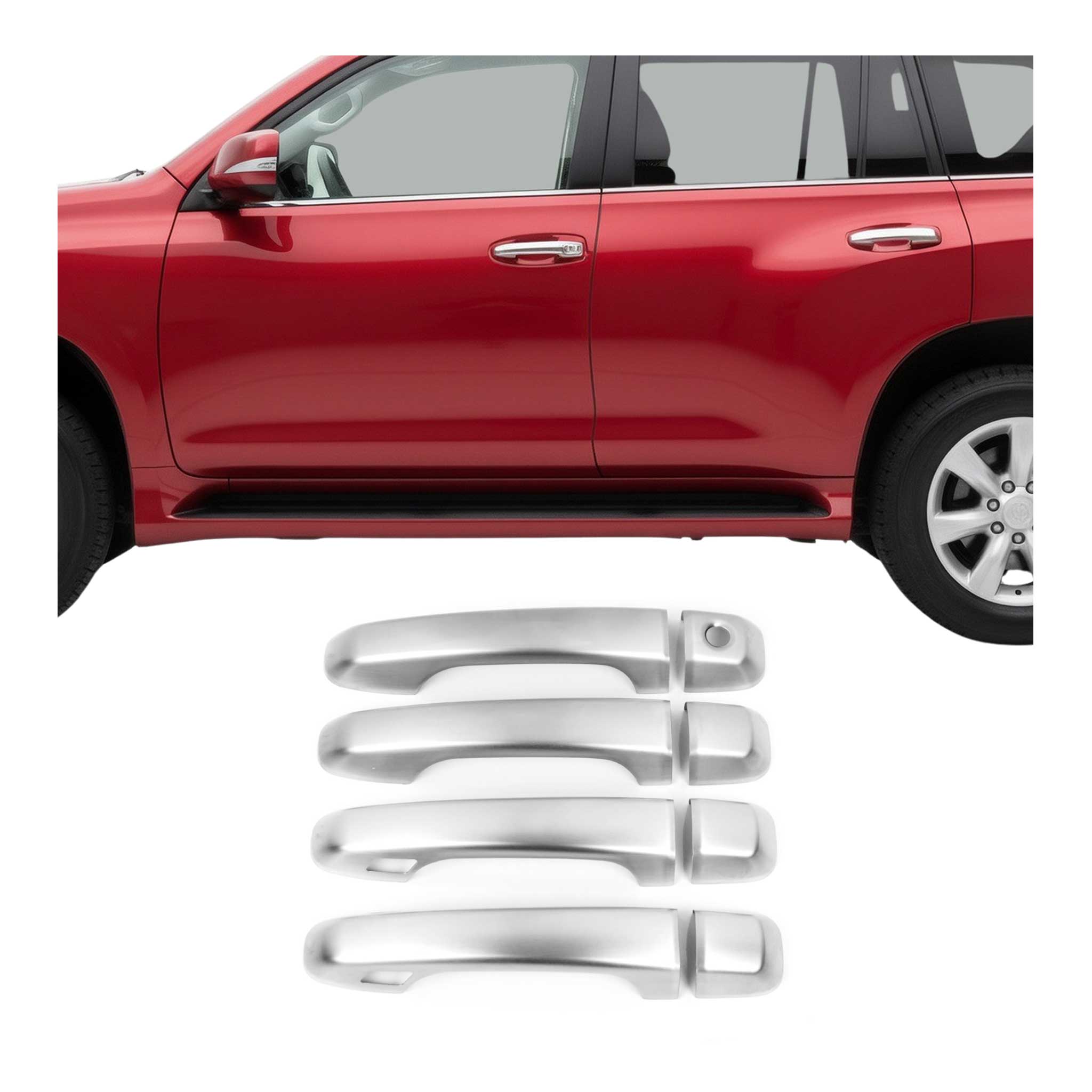 Türgriff Blende Chrom für Toyota Land Cruiser Prado J150 2009-2023 Gebürstet