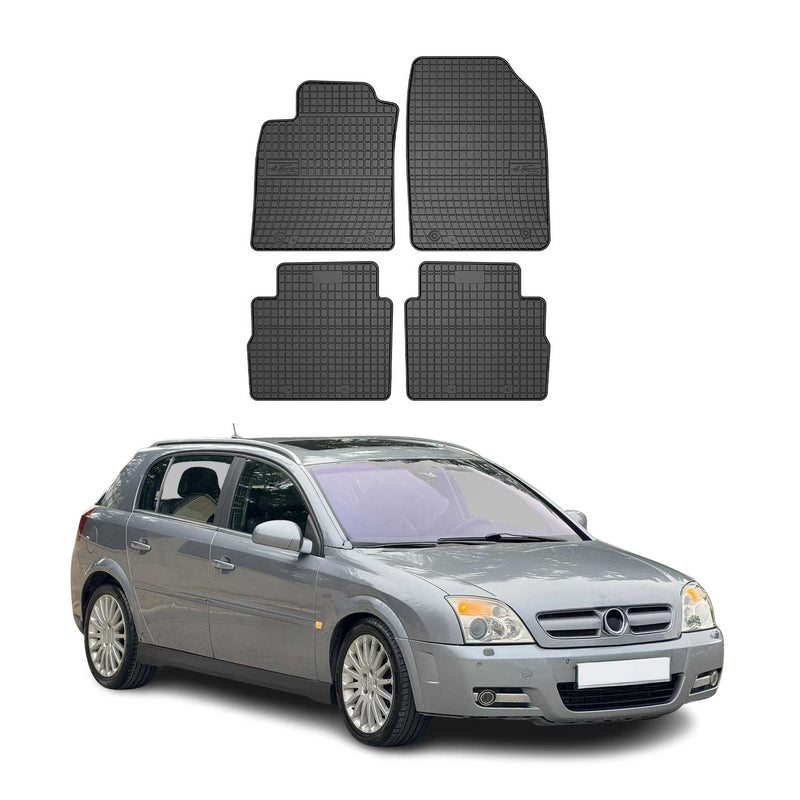 OMAC Gummi Fußmatten für Opel Signum 2003-2008 Automatten Gummi Schwarz 4tlg