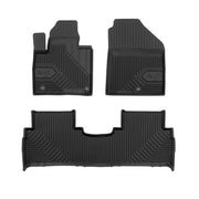 Fußmatten Gummimatten No.77 für Kia Sorento III 2014-2020 TPE Schwarz 3 tlg