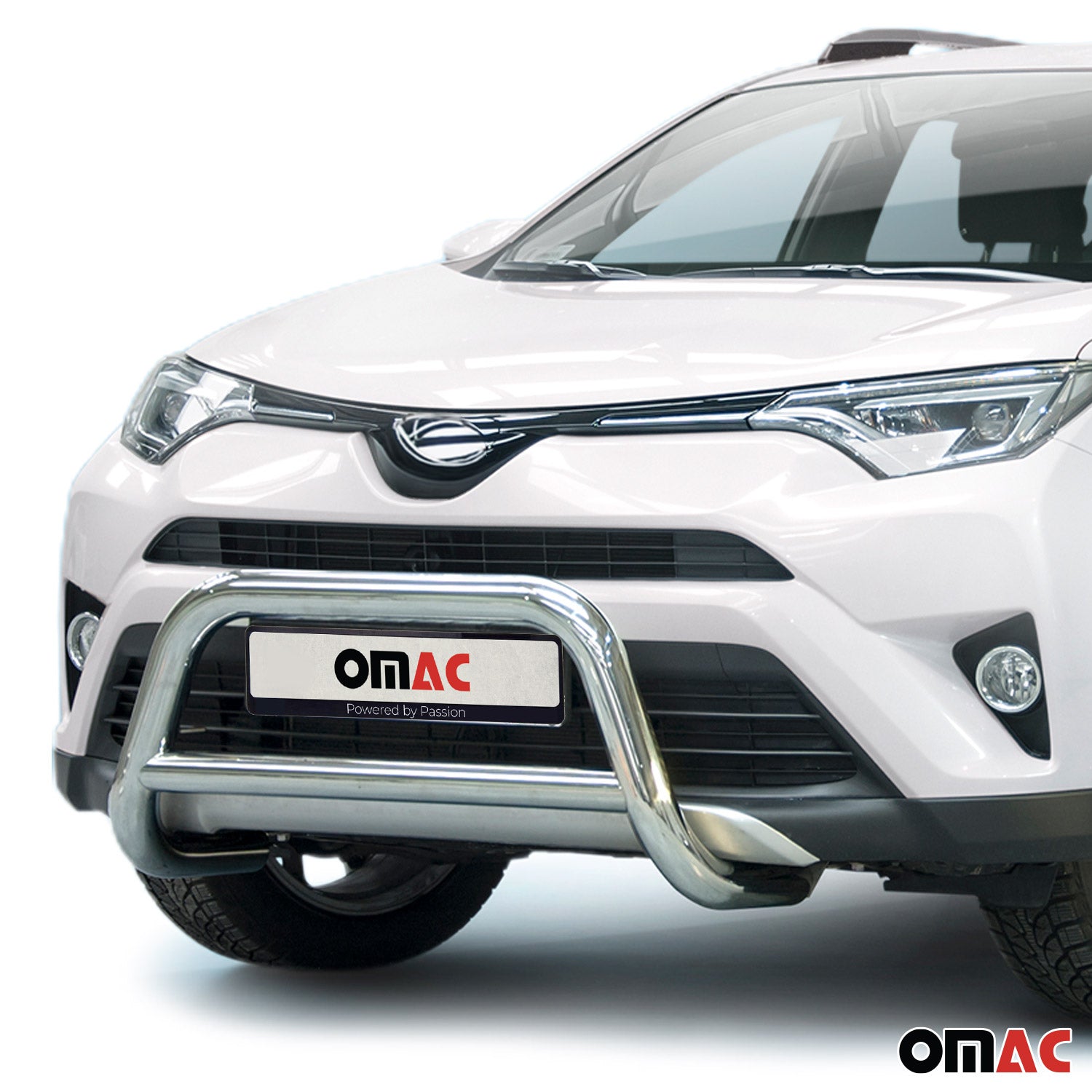Frontbügel Schutz Frontschutzbügel für Toyota RAV4 2015-2018 Stahl ABE Silber
