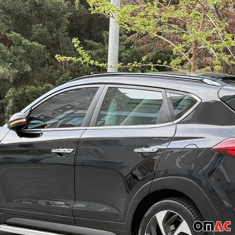 Fensterleisten Zierleisten für Hyundai Tucson 2015-2020 Edelstahl Chrom 6tlg