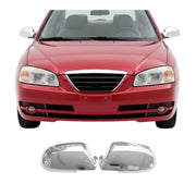 Spiegelkappen Spiegelabdeckung für Hyundai Elantra 2000-2006 Chrom ABS Silber