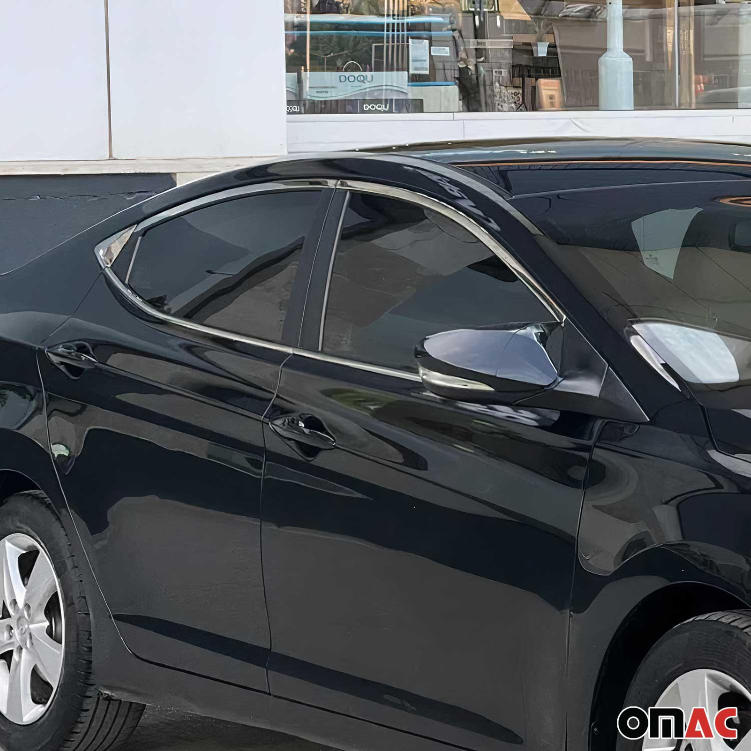 Fensterleisten Zierleisten für Hyundai Elantra Stufenheck 2010-2015 Chrom 10tlg