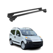 Dachträger Grundträger für Citroen Nemo 2008-2017 TÜV Aluminium Schwarz 2tlg