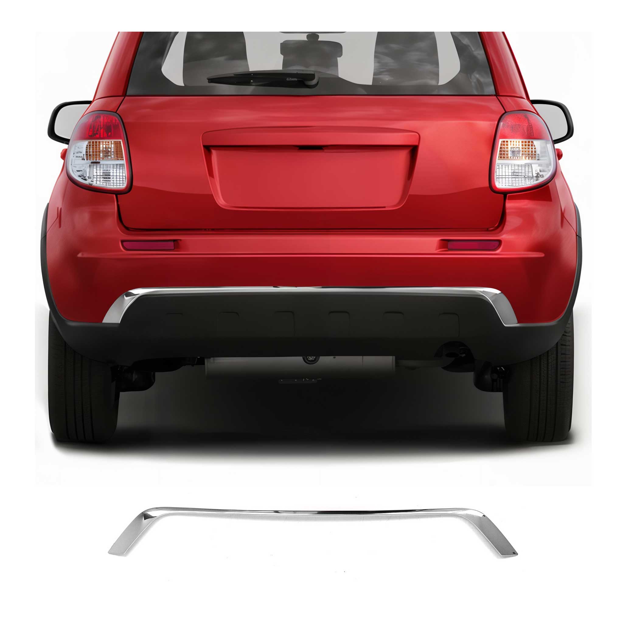 Heckklappe Kofferraumöffner Griff für Suzuki SX4 2010-2013 Edelstahl Chrom