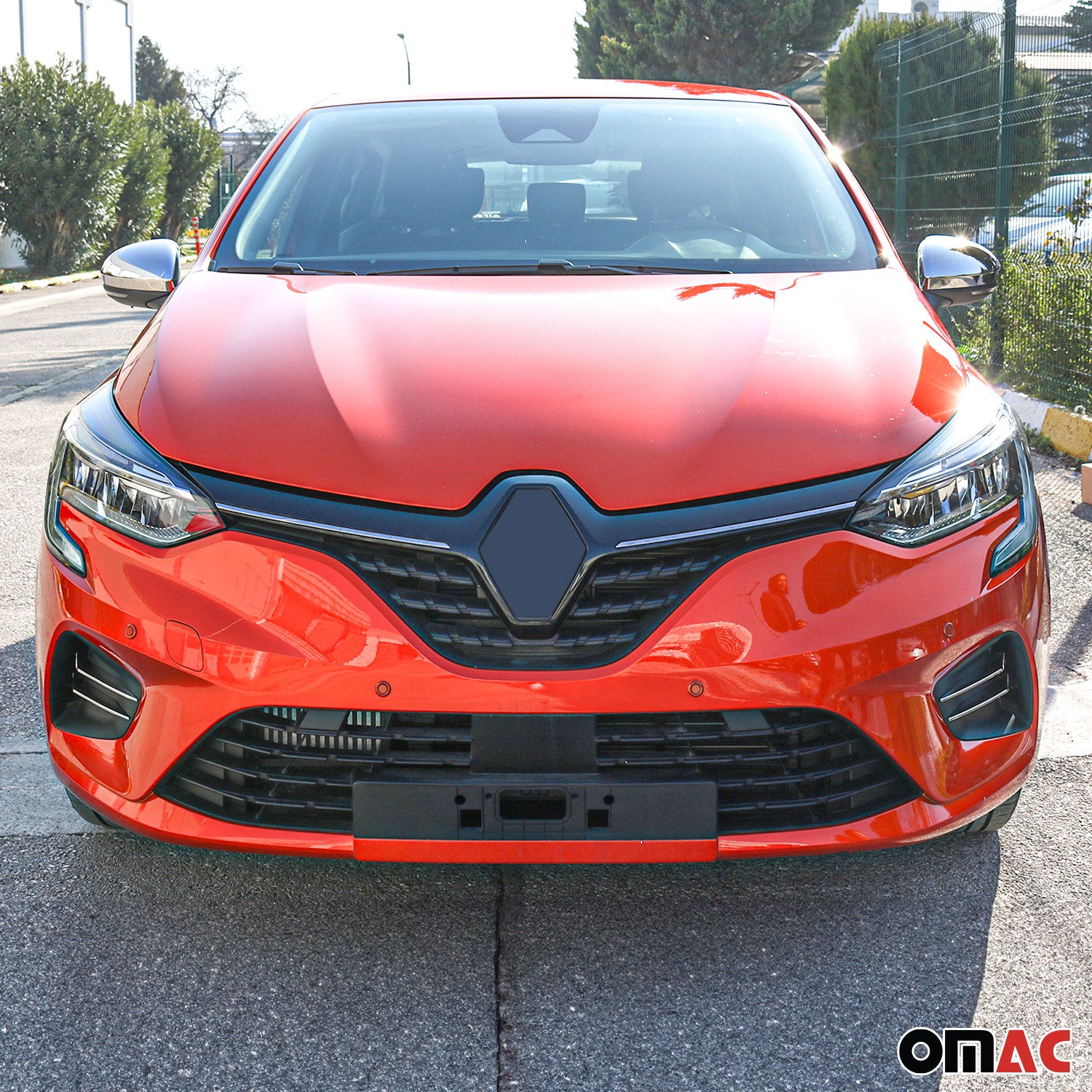 Nebelscheinwerfer Rahmen Chrom für Renault Clio 2019-2025 Edelstahl 5x