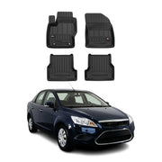 OMAC Gummi Fußmatten für Ford Focus mk2 2004-2011 Premium TPE Automatten 4tlg