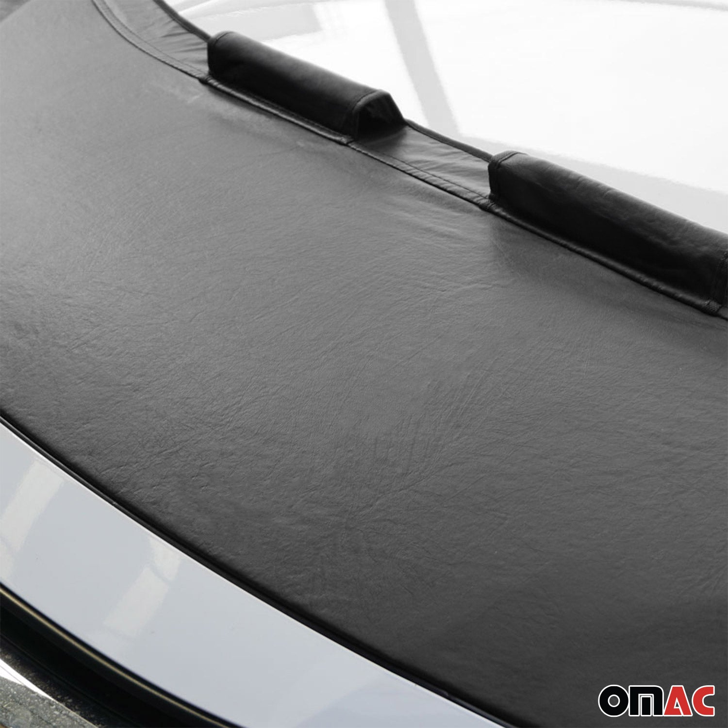 Haubenbra Steinschlagschutz Bonnet Bra für Peugeot 307 Schwarz Halb