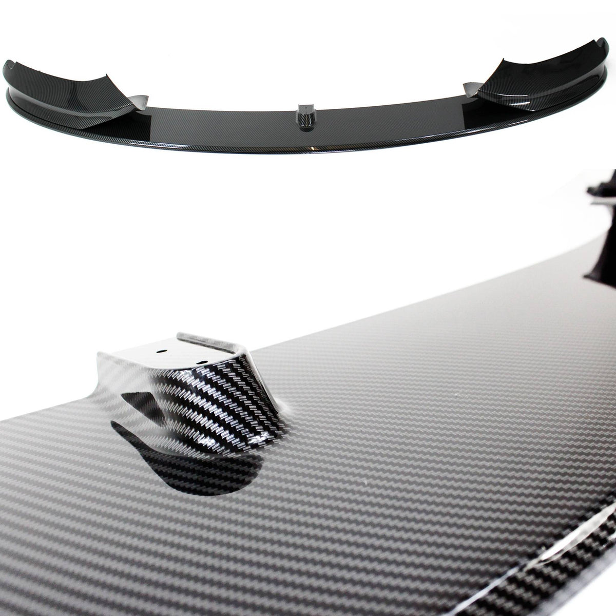 JOM Frontspoilerlippe für BMW 4er F32/F33/F36 2013-2021 Carbon Optik Sport Look 3-teilig