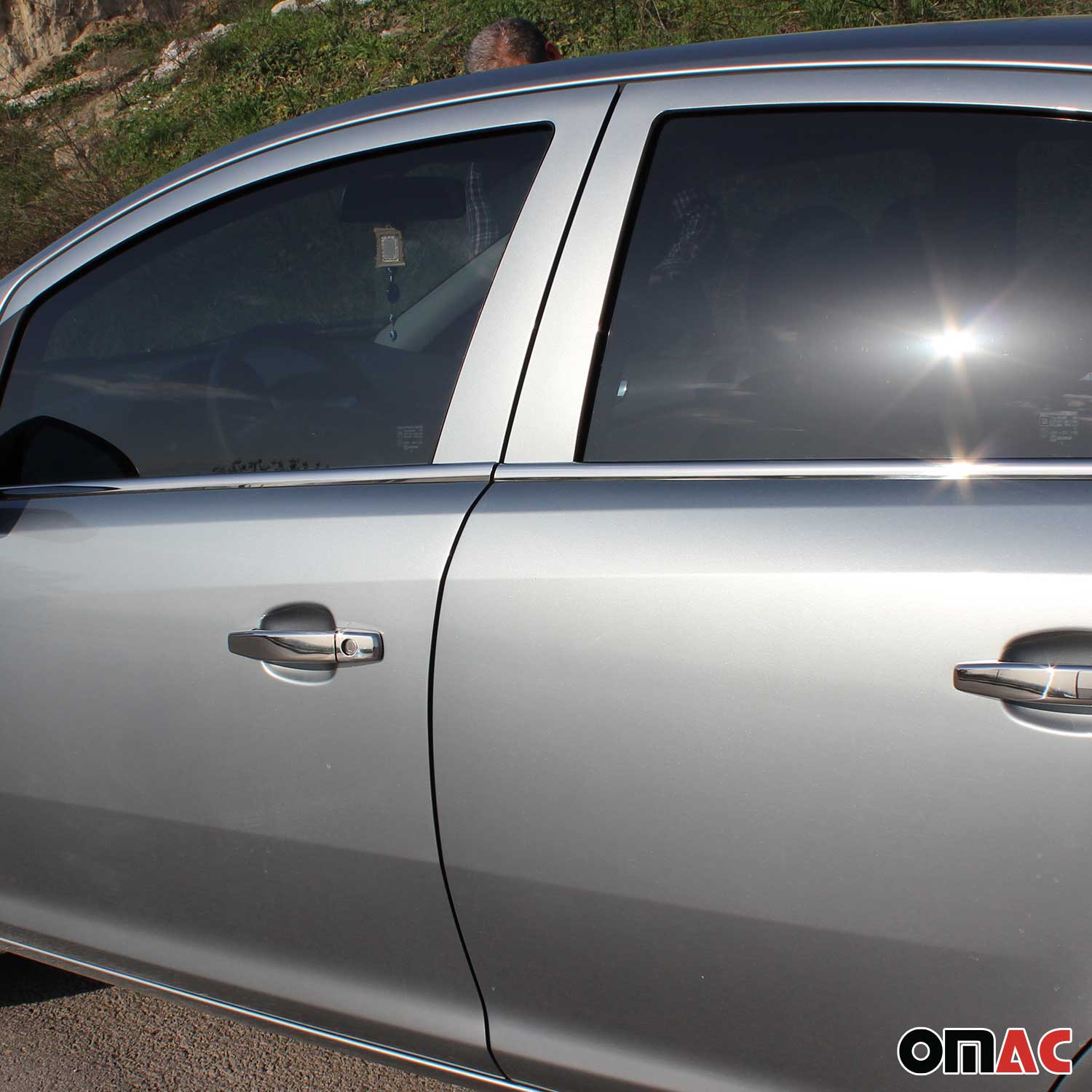 Fensterleisten Zierleisten für Opel Corsa D 2006-2015 Edelstahl Chrom 4tlg