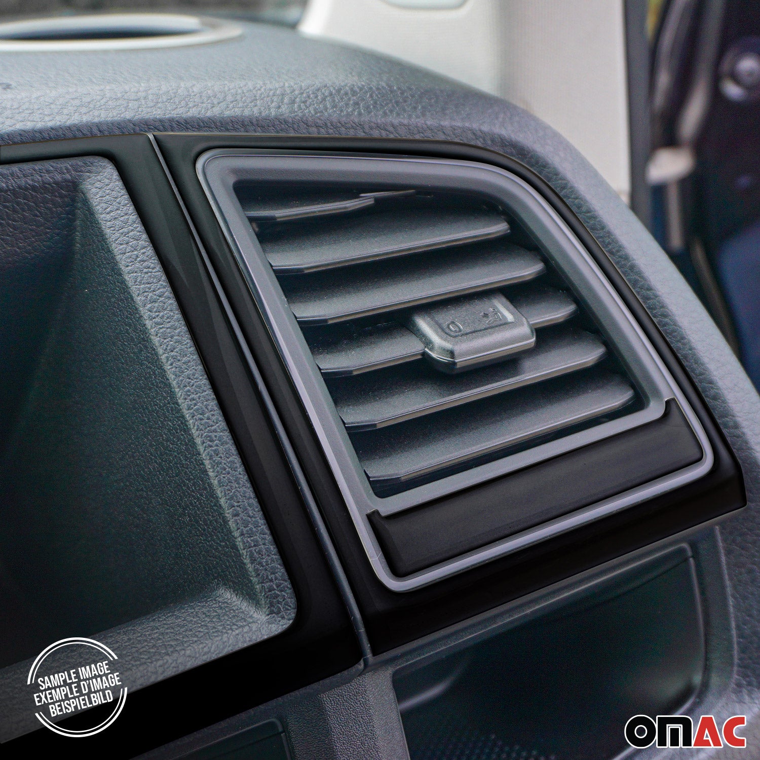 Innenraum Dekor Cockpit für Mercedes Vito W638 1996-2003 Schwarz Optik 30x