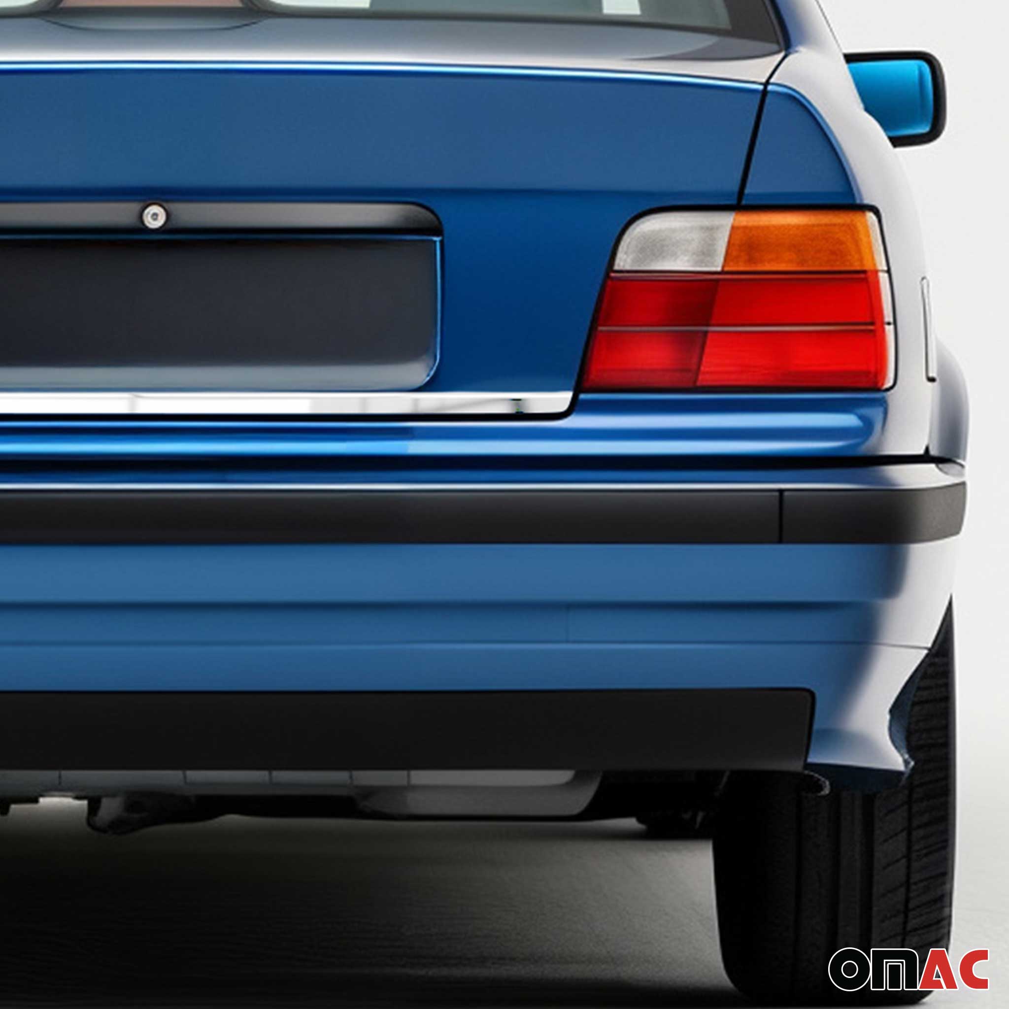 Kofferraumleiste Heckklappe Leiste für BMW 3er E36 1990-2000 Edelstahl Chrom