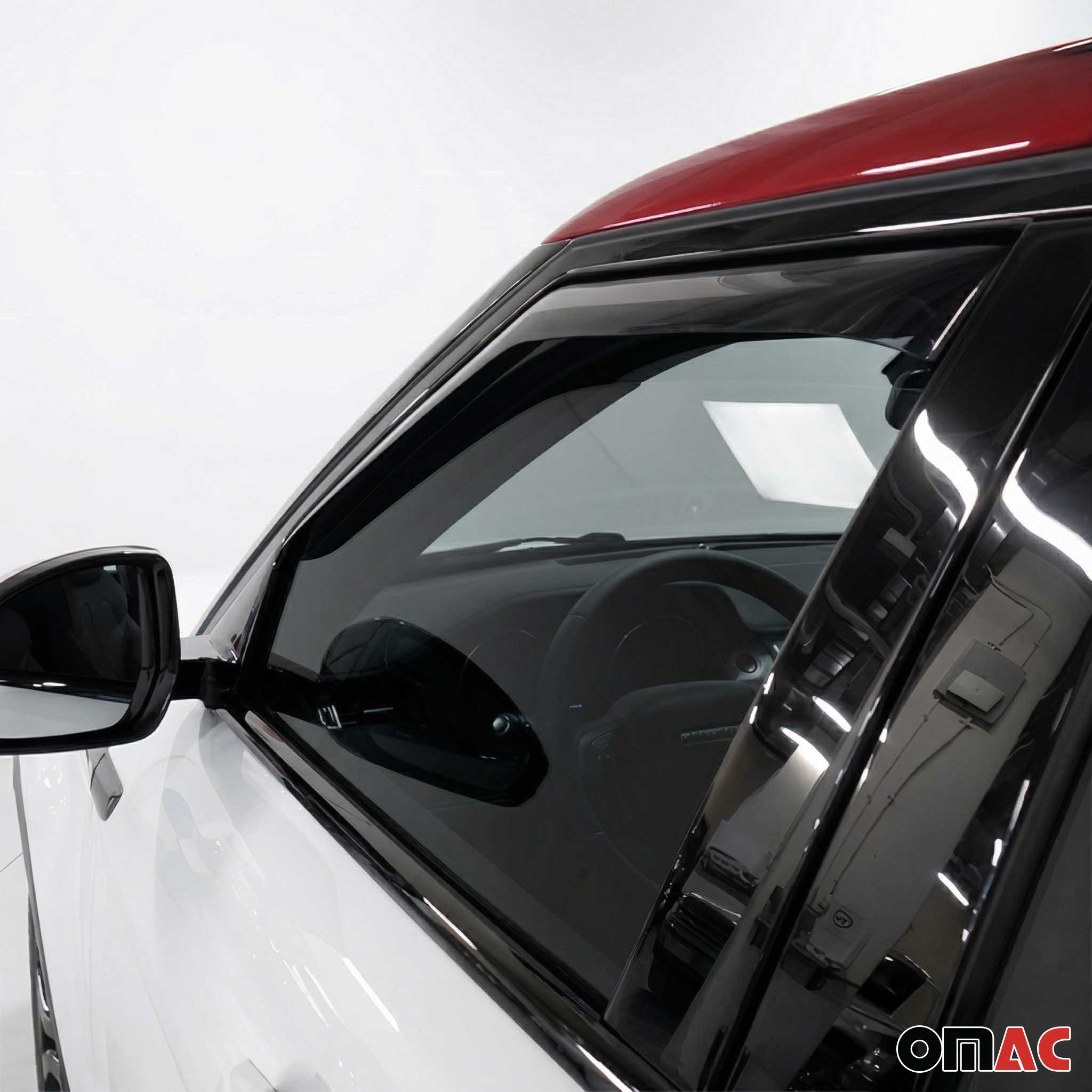 Windabweiser Regenabweiser für Land Rover Range Rover Evoque 2011-2019 Dunkel 2x
