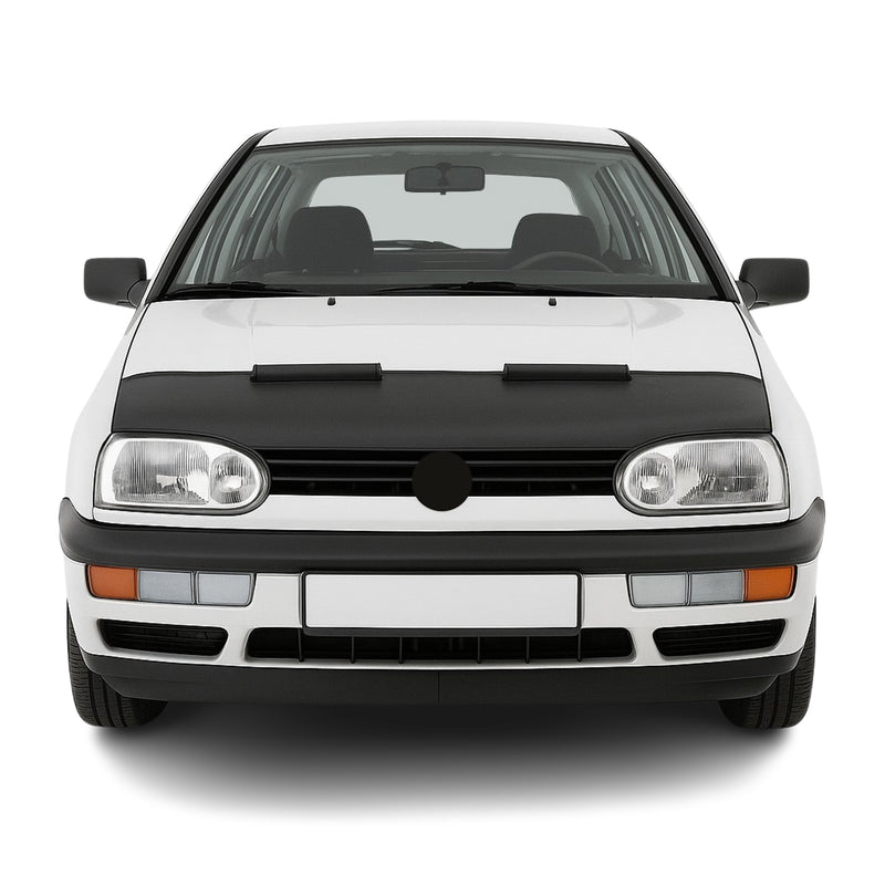 Haubenbra Steinschlagschutz Bonnet Bra für VW Golf 3 1991-1997 Schwarz Halb