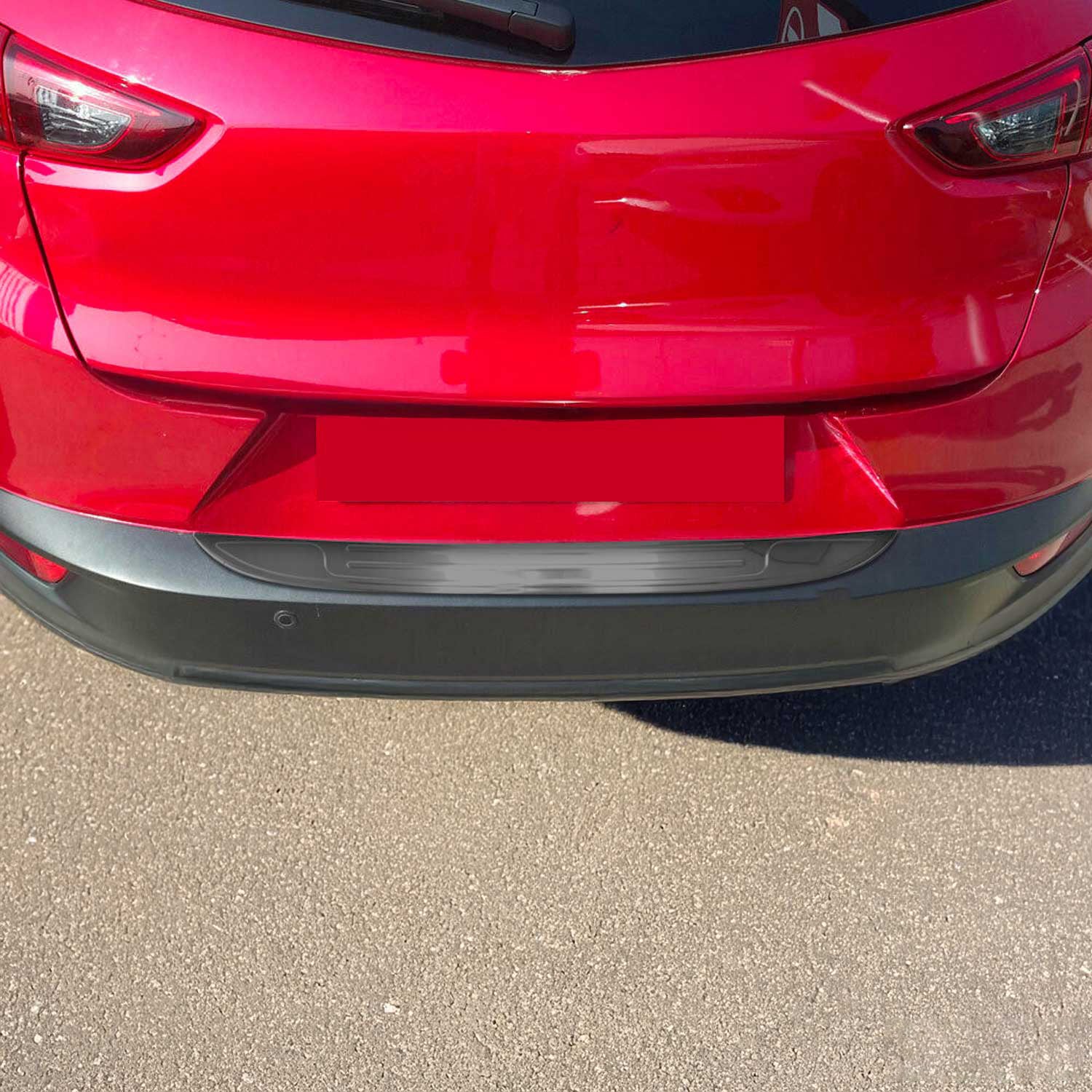 Ladekantenschutz Stoßstange für Mazda CX-3 2015-2021 Edelstahl Dunkel Chrom
