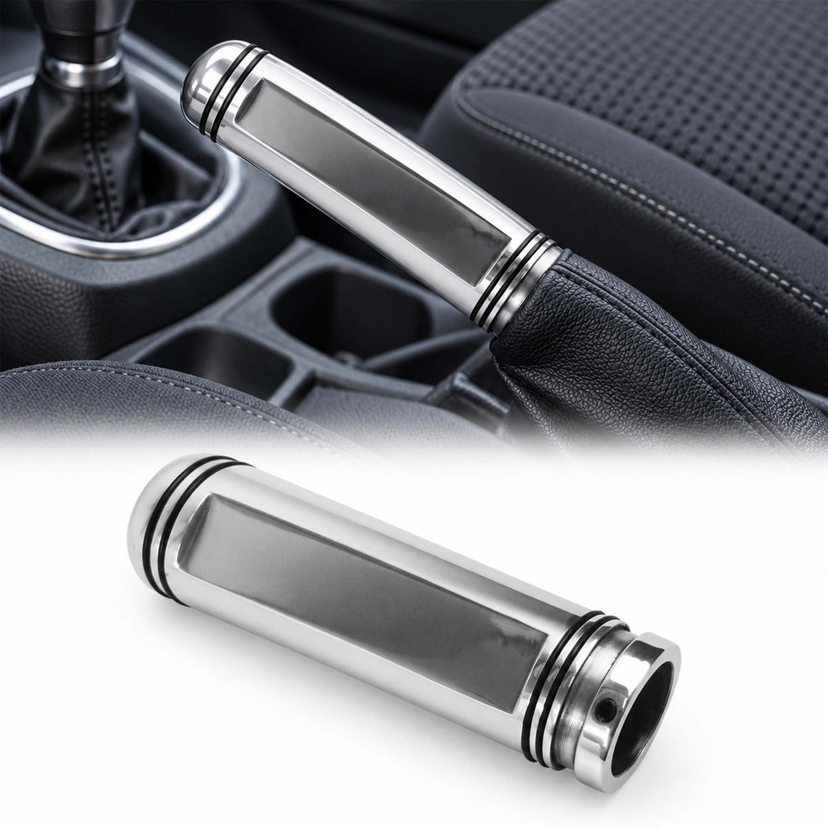 Handbremshebel Handbremsgriff für Peugeot 207 1007 Citroen C2 C3 C4 Alu Silber